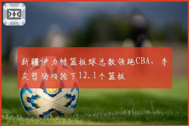 新疆伊力特篮板球总数领跑CBA,李炎哲场均抢下12.1个篮板